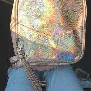 Cute mermaid scale Minny book bag